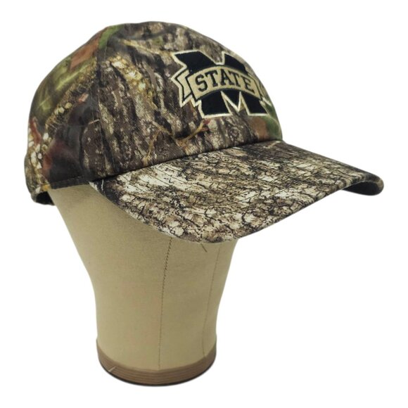 Mississippi State Bulldogs NCAA Camo Strapback Cap Hat Baseball Embroidered Logo - Picture 3 of 14